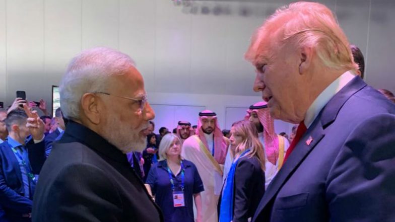 G20 Summit: PM Narendra Modi Interacts with US President Donald Trump, Vladimir Putin and Theresa May on Sidelines of Summit