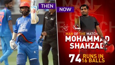 Rajput’s Mohammad Shahzad Hits 76 Runs in 16 Balls at the Opening Match of T10 League 2018 Against Sindhis: Watch Video Highlights