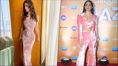 Mouni Roy and Kiara Advani Show You How to Rock the Bubblegum Pink Outfit (See Pictures)