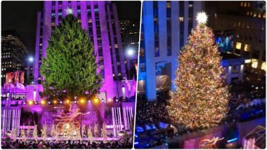 Rockefeller Center Christmas Tree 2018 Lights NYC: Here’s Everything You Need to Know About the Annual Event (View Pics)