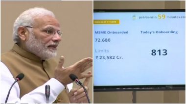 Prime Minister Narendra Modi Announces Incentives for MSMEs, Online Portal to Provide Rs 1 Crore Loan in 59 Minutes