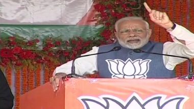 Chhattisgarh Assembly Elections 2018: Prime Minister Narendra Modi Lauds CM Raman Singh, Bemoans Congress’ ‘Remote-Controlled’ Regime