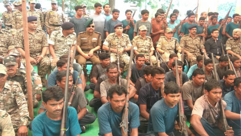 62 Naxals Surrender in Chhattisgarh, Rajnath Singh Terms It 'huge Achievement'