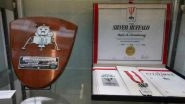 Neil Armstrong's First Moon Walk's Commemorative Plaque Sold for USD 468,500