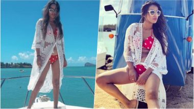 Nia Sharma Sets the Temperature Soaring in Red Bikini! See Hot Pictures of Sexy TV Actress from Her Mauritius Vacation