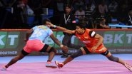 PKL 2018-19 Video Highlights: Pawan Sehrawat Helps Bengaluru Bulls to Register 45-32 Win Over Jaipur Pink Panthers