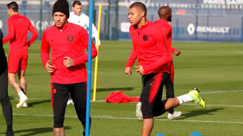 PSG’s Neymar Jr and Kylian Mbappe Out of Action Owing to Injuries; Doubtful for Champions League Fixture Against Liverpool