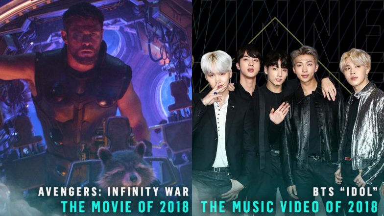 People's Choice Awards 2018 Full Winners List - Avengers: Infinity War And BTS Take Home Maximum Accolades