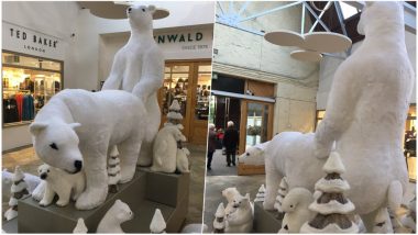 Christmas Decorations 2018 Go X-Rated! UK Mall Places Polar Bears in a Sexual Position, Pics Go Viral