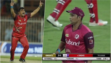 T10 League 2018 Video Highlights: Pravin Tambe, 47-Year-Old Indian Bowler Picks Record First 5-Wicket Haul in T10 Cricket League