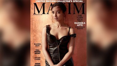 Radhika Apte Stuns in Black Faux Leather Outfit on the Cover of Maxim Magazine's November Issue, See Pic