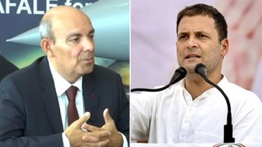 Rafale Row: 'I Don't Lie, Anil Ambani's Firm Was Our Choice', Says Dassault CEO Eric Trappier in Stinging Retort to Rahul Gandhi