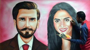 #DeepVeer Wedding Gifts! Ranveer Singh and Deepika Padukone Receive Life-Size Painting by an Artist from Amritsar, View Pics!