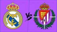 Real Madrid vs Valladolid Live Streaming Online: How to Get La Liga 2018&ndash;19 Match Live Telecast on TV & Free Football Score Updates in Indian Time?