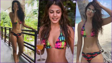 Rhea Chakraborty Shows Off Her Taut Abs in Hot ‘Flirtatious’ Bikini Pics on Her Maldives Vacay