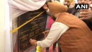 Kartarpur Corridor: Punjab Minister SS Randhawa Protests Against SAD Leaders' Names on Foundation Stone, Puts Black Tape on His And CM&rsquo;s Name