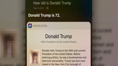 Donald Trump Pic Replaced with a Penis after Notorious Wikipedia Edit! Siri Users Get the Most Amusing Answer