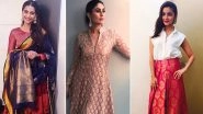 Diwali 2018: From Kareena Kapoor Khan&rsquo;s Heavily Embellished Outfit to Sonam Kapoor&rsquo;s Love for Colourful Attire: Take Some Fashion Inspiration From Our Stunners This Year &ndash; View Pics