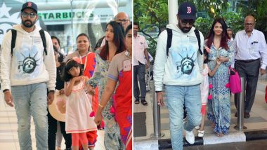 Abhishek, Aishwarya and Aaradhya Return From Their Goa Vacation Just in Time for the Thugs of Hindostan Premiere – View Pics