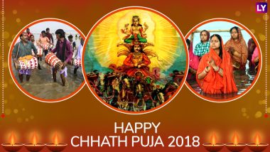 Chhath Puja 2018 Wishes in Hindi: WhatsApp Stickers & Picture Messages in Bhojpuri & Maithili, GIF Images, SMS, Facebook Status & Cover Photos of Chhathi Maiya