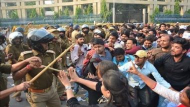 UP Teachers' Recruitment Row: Rahul Gandhi Targets Yogi Govt as Police Lathicharge Leaves Protesting Students 'Brutalised'