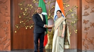 Sushma Swaraj Meets Maldivian Foreign Minister Abdulla Shahid to Deepen Bilateral Ties
