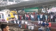 Ola and Uber Strike Called Off in Mumbai: Protesters Stage Rail Roko at Dadar Railway Station, Train Services Take a Hit; Watch Video