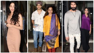 Janhvi Kapoor Joins Ishaan Khatter’s Intimate Birthday Bash With Shahid Kapoor and Family – Watch Video