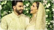 Deepika Padukone and Ranveer Singh Couldn't Stop Blushing When The Media Addressed Her as 'Bhabhiji' - Watch Video