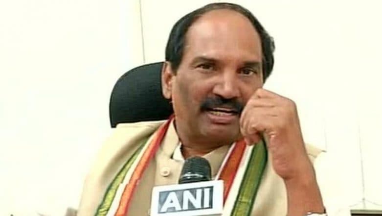 Lok Sabha Elections 2019: Congress Fields State Unit Chief N Uttam Kumar Reddy to Boost Prospects in Telangana Lok Sabha Elections 2019: Congress Fields State Unit Chief N Uttam Kumar Reddy to Boost Prospects in Telangana