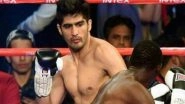 Vijender Singh To Debut in United States' Boxing: Indian Olympics Medalist Signs Multi-Year Deal With 'Top Rank', Promoted by Bob Arum