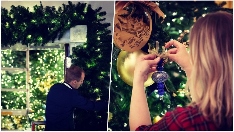 Christmas 2018 Decorations at White House: U.S. First Lady Melania Trump Shares Inside Photos Before Officially Unveiling Sunday Night