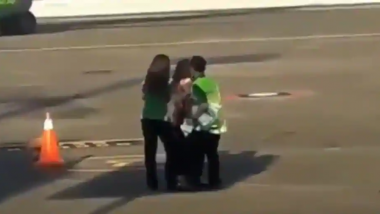 Woman Tried to Chase Aircraft at Bali Airport After Missing Her Flight; Watch Video