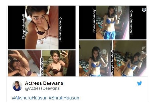 Hassan leaked photos akshara Akshara Haasan's