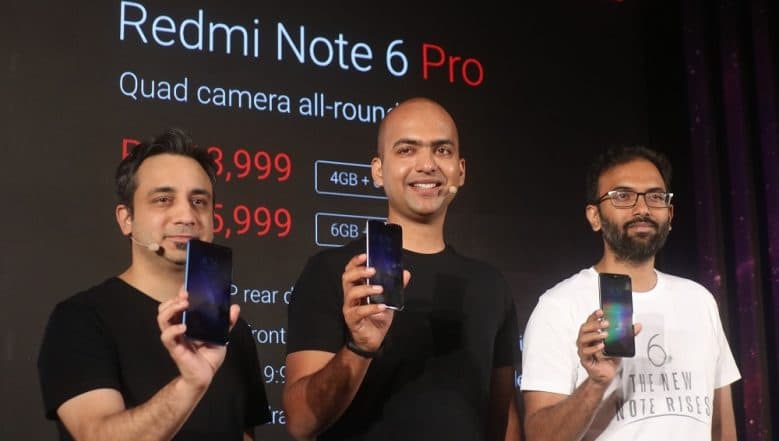 Xiaomi Redmi Note 6 Pro Smartphone Launched in India at Rs 13,999; To Go on Sale Tomorrow via Flipkart at Rs 12,999 Xiaomi Redmi Note 6 Pro Smartphone Launched in India at Rs 13,999; To Go on Sale Tomorrow via Flipkart at Rs 12,999