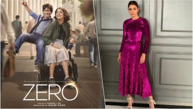 Anushka Sharma at Zero Trailer Launch: The Actress Looks Stunning In This Glittery Temperley London Magenta Pink Outfit – See Pic