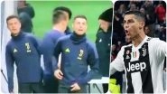 Cristiano Ronaldo Scores a Crazy Goal in Juventus&rsquo; Practice Session Ahead of their Match With Valencia (Watch Video)
