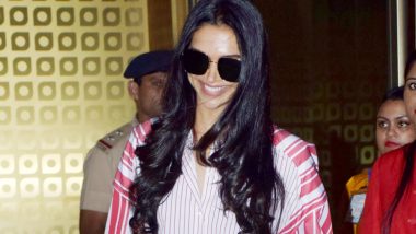 Deepika Padukone Flaunts Her Signature 'Pap' Face at Airport As She Returns From Pre-Wedding Ceremony (View Pics)