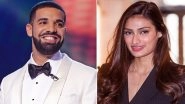 'Good Friend' Drake Wishes Athiya Shetty on Her Birthday; Reveals He Has Watched Mubarakan 3 Times!