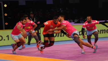 Jaipur Pink Panthers vs Gujarat Fortunegiants, PKL 2018-19 Match Live Streaming and Telecast Details: When and Where To Watch Pro Kabaddi League Season 6 Match Online on Hotstar and TV?