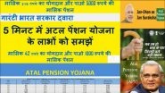 Atal Pension Yojana Subscription Crosses 1.24 Crore in Curent Fiscal: Finance Ministry