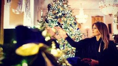White House Christmas 2018 Decorations: U.S. First Lady Melania Trump Shares Video & Photos To Start Xmas and Holiday Season Celebrations