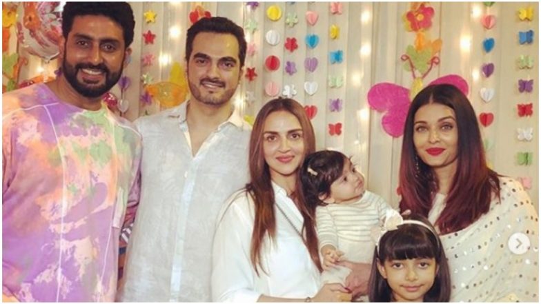 Aaradhya Bachchan Birthday Bash: Esha Deol’s Daughter, Radhya, Had Her Eyes Only for Aishwarya Rai Bachchan and We Can Totally Relate to Her – View Pic