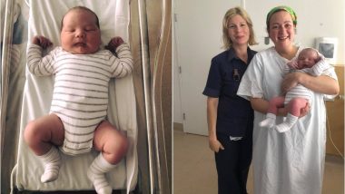 Record-Breaking Baby Boy Weighing 5.75 Kg Born in Australia, Mother Undergoes Normal Delivery and 'No Complications'