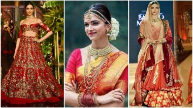 Deepika Padukone Bridal Looks: From a South Indian Bride to a Royal Princess, Here’s How the Actress Can Stun Ranveer on Their Big Day