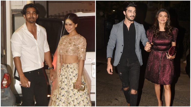 Sushmita Sen – Rohman Shawl, Harshvardhan Rane – Kim Sharma Attend a Starry Diwali Bash Together – View Pics