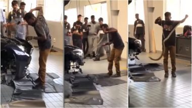 Six-Feet-Long Cobra Enters BMW GT, Tamil Nadu Businessmen Get Their Luxury Car Dismantled to Remove It (Watch Video)