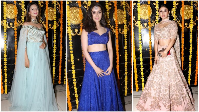 Divyanka Tripathi Dahiya, Mouni Roy and Shraddha Kapoor: Meet the Stunners at Ekta Kapoor’s Diwali Bash – View Pics