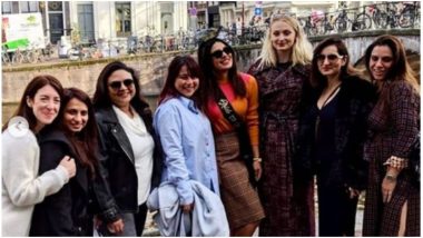 From Giving a Piggyback Ride to Sophie Turner to Sizzling in Her Bachelorette Dress, Priyanka Had a Gala Time With Her Girl Gang – View All Inside Pics and Videos