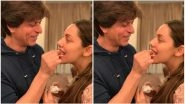 This Happy Picture of Shah Rukh Khan Feeding a Cake to Wife Gauri on His Birthday Brings Back So Many Memories